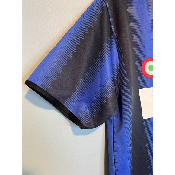 Mens Blue and Black Inter Milan‎ Football Soccer Shirt. No. 10 Sneijder Small - Picture 5 of 10